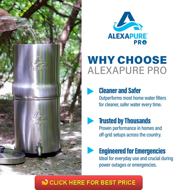 Alexapure Pro | Outdoor Water Filter Reviews for Survival & Clean Water
