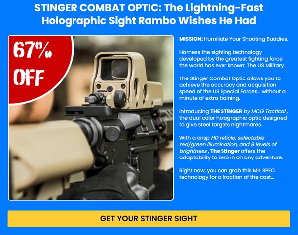 MCG Tactical Stinger Combat Optic Review: Red Dot Performance That Survives the Wild