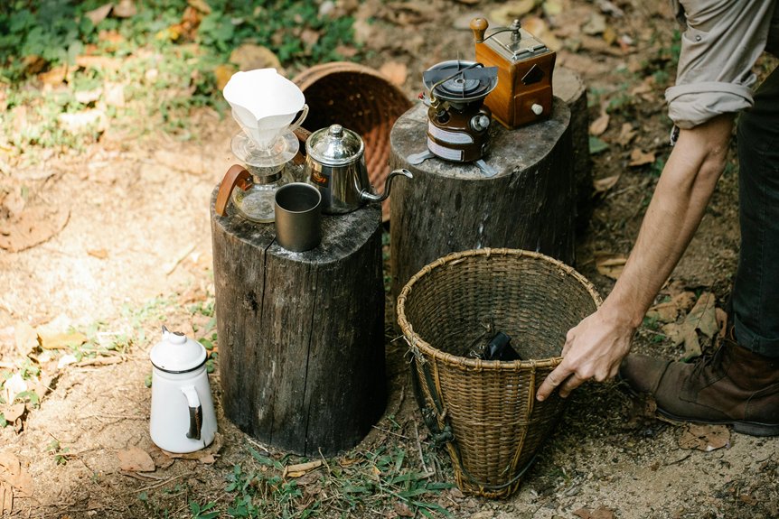 camping coffee preparation techniques