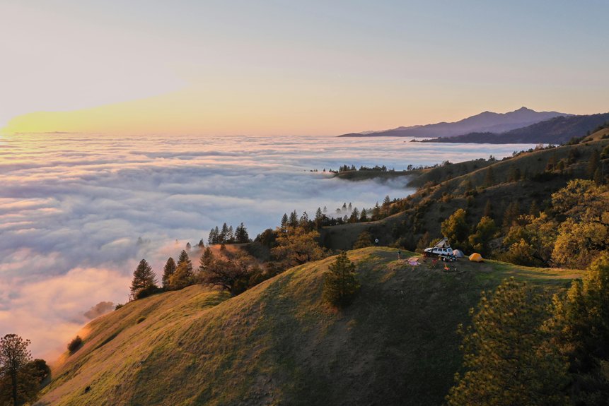 unregulated outdoor camping experience